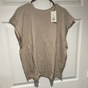 Casual Beige Women's Top